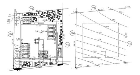 Working Drawing Site Plan Autocad File Cadbull