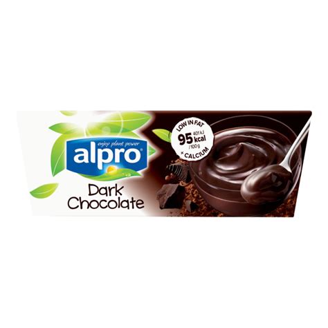 Alpro Dessert Dark Choco 4 X 125 G Max 20 Per Order Lactosevrije