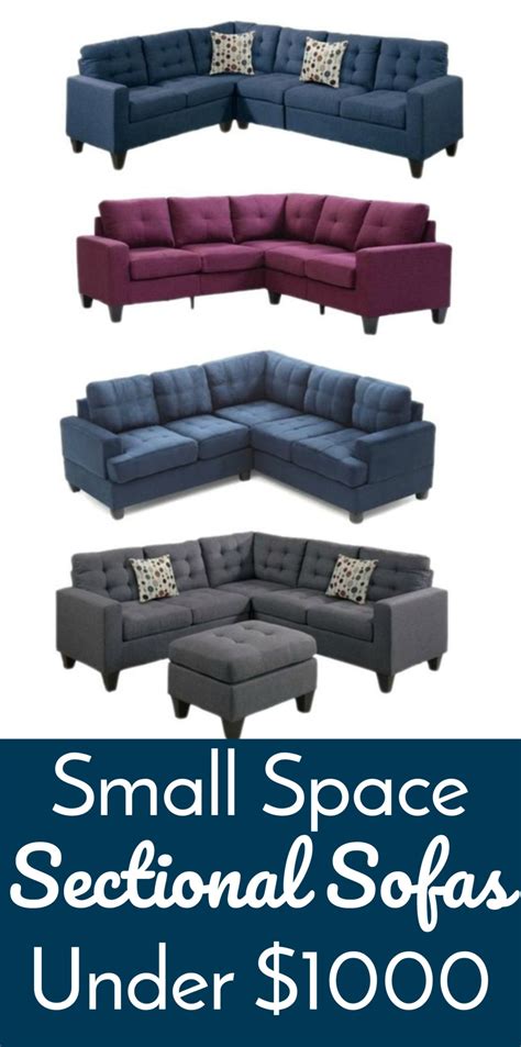 Small Space Sectional Sofas Under 1000 