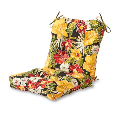 Floral garden baby activity chair. Greendale Home Fashions Aloha Floral Outdoor Chair Cushion ...