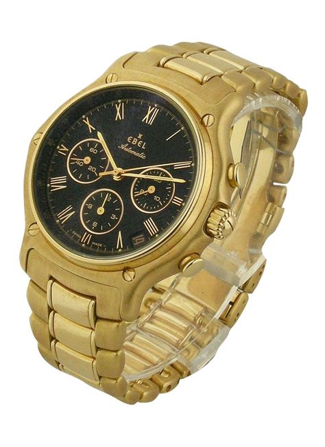 Ebel 1911 Chronograph Yellow Gold Essential Watches