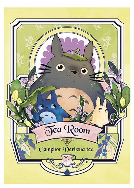 For The Totoro One Since He Is A Nature Elements His Tea Is A Mix With