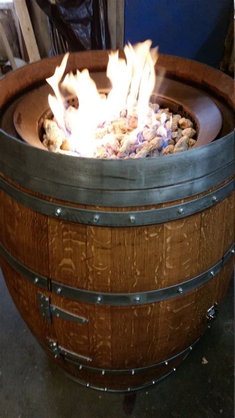 Wine Barrel Fire Pit Wood Fire Pit Rustic Fire Pit Etsy Canada