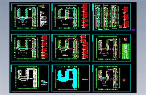 医院综合楼电气图autocad 2007模型图纸下载 懒石网