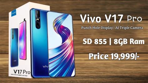 Vivo V17 Pro Official Price Specification Features Launch Date In