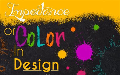 The Importance Of Color In Graphics Design Or Website Design