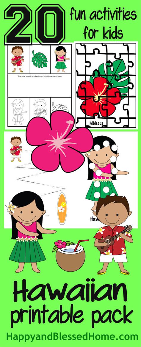 Did you scroll all this way to get facts about hawaiian crafts? Download your Hawaiian Luau Party Pack Here - Happy and ...