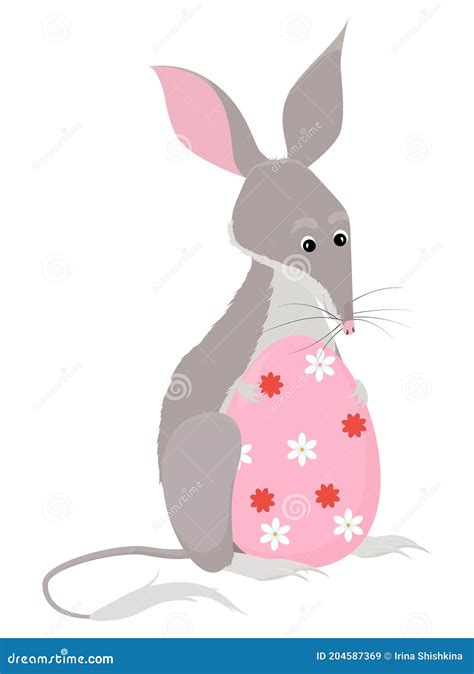 Bandicoot Australian Animal Bilby Vector Isolated Silhouette Set For