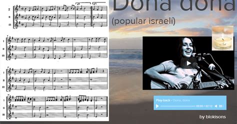 Blog De Art Stica Las Musas Del Helic N Dona Dona Canci N Israel