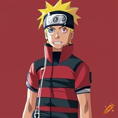 Naruto Wearing Flamengo T Shirt On Craiyon