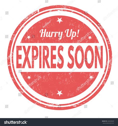 Expires Soon Grunge Rubber Stamp On Stock Vector Royalty Free