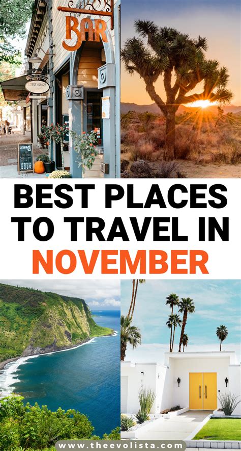 Best Places To Travel In November In The Usa And Around The World