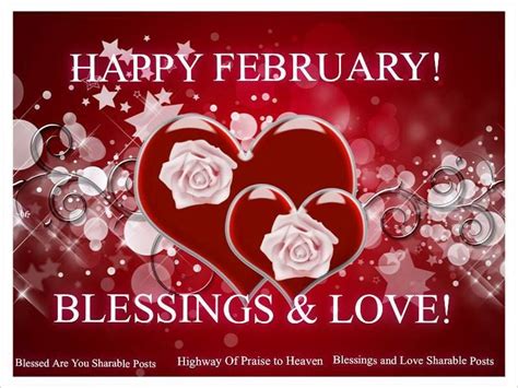 February New Month Blessings Happy February Blessed