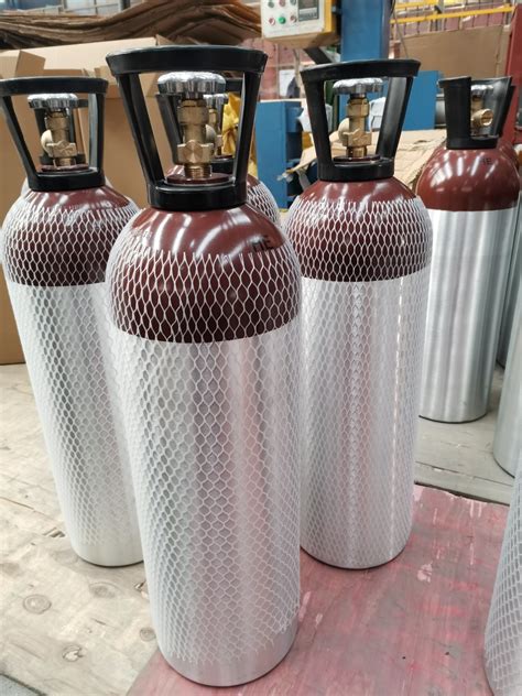 High Quality Seamless Aluminum Co2 Cylinder Alloy Gas Cylinders 2l 3l 4