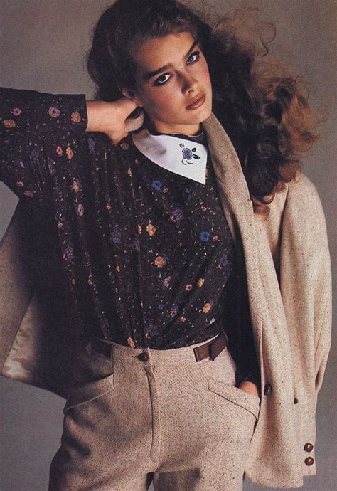 Brooke Shields Early Years Brooke Shields Fashion 1980s Fashion