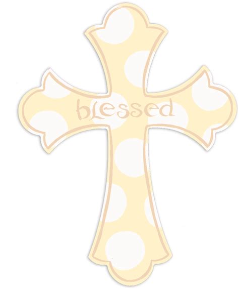 Blessed Cross Cream Cross Clipart Large Size Png Image Pikpng