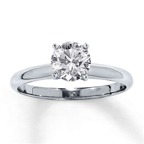 Carat Round Diamond Solitaire Engagement Ring Ct