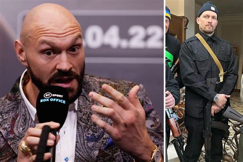 Tyson Fury Claims He Would Go To War For Uk Like Oleksandr Usyk And