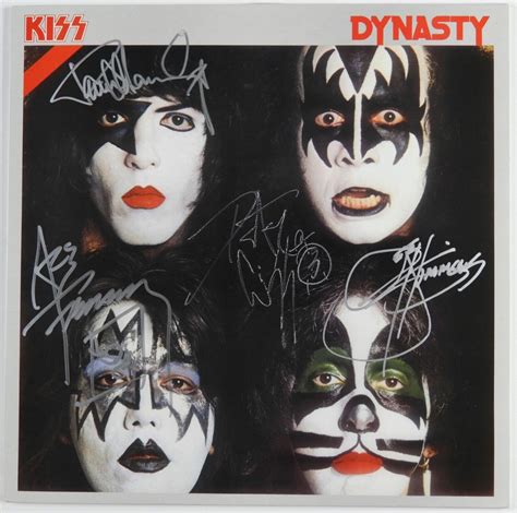 Kiss Jsa Fully Signed Autograph Album Dynasty Gene Simmons Peter
