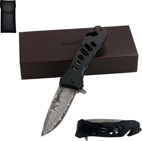 ALBATROSS EDC Cool Tactical Navaja De Bolsillo Plegable Con Hoja