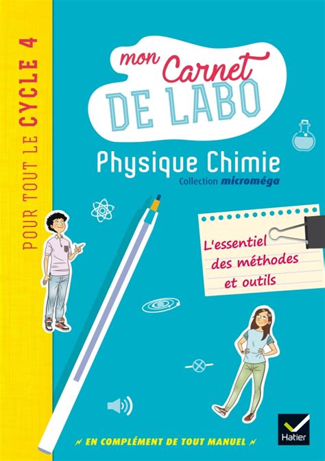 Microméga Physique Chimie Cycle 4 Éd 2017 Mon Carnet De Labo