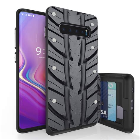 This samsung galaxy s10 phone case comes in black, a clear case version and a variety of other colors. Galaxy S10+ Case, Duo Shield Slim Wallet Case + Dual Layer Card Holder For Samsung Galaxy S10 ...