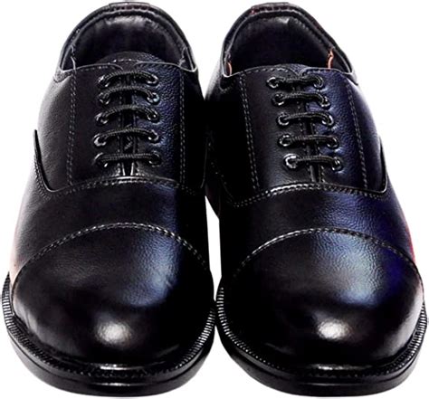 Buy Oxford Shoes For Uniform Lace Up Police Formal Shoes Black By S15