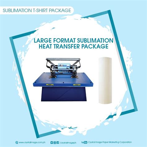 Large Format Sublimation Heat Transfer Package Inclusion 1 Unit