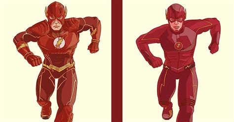 Speed Through 75 Years Of Flash Costumes With This Infographic