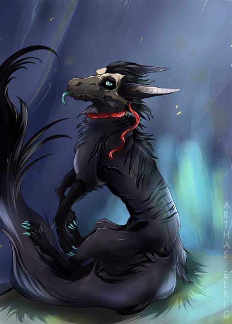 Meet Zahkiin By Arthaselric On Deviantart Fantasy Wolf Deviantart Art