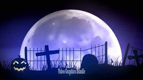 Spooky Halloween Night Scene Youtube
