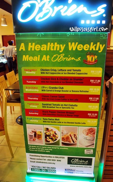 137.3% away from 52 week low. Food Review: O'Briens Irish Sandwich Cafe @ Mid Valley ...