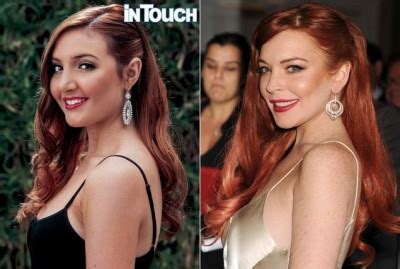 Ashley Horn Blows On Plastic Surgery To Look Like Her Famous Half Babe Lindsay Lohan