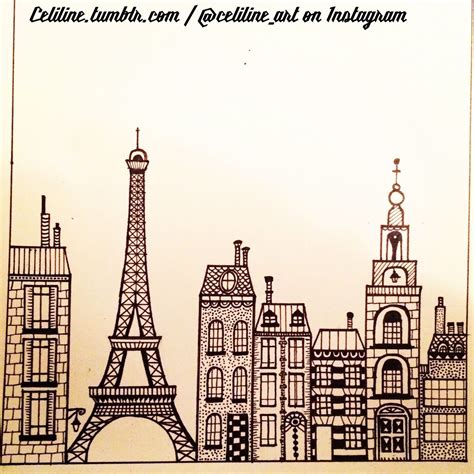 Draw Something Cute Little Paris Art Pinterest Doodles