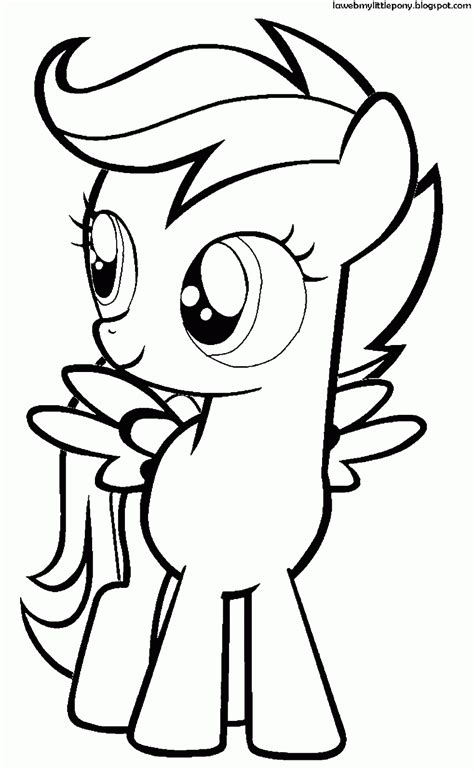 My Little Pony Dibujos Para Colorear De Scootaloo De My Little Pony