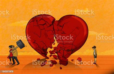 Broken Heartinfidelity Stock Illustration Download Image Now