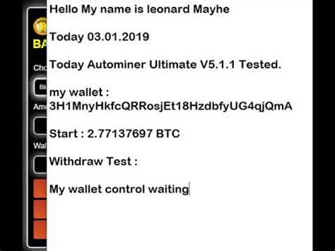 Ultimate Free Bitcoin Miner V Version Tested YouTube