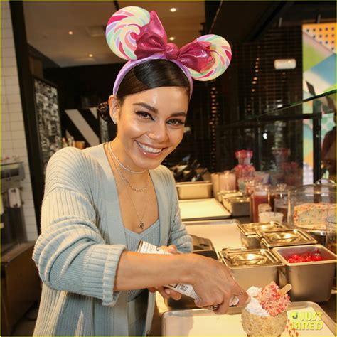 Vanessa Hudgens Has Epic Day With Mickey Mouse While Opening New Black