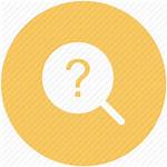 Icon Question Mark Answers Questions Common Magnifier