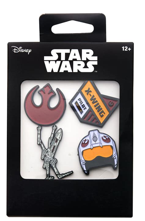 Star Wars Rebel Alliance Enamel Pins Set Of 4 Ebay