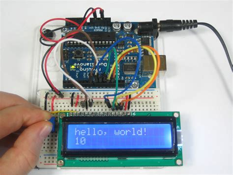 Lcd I2c Arduino Code Hello World