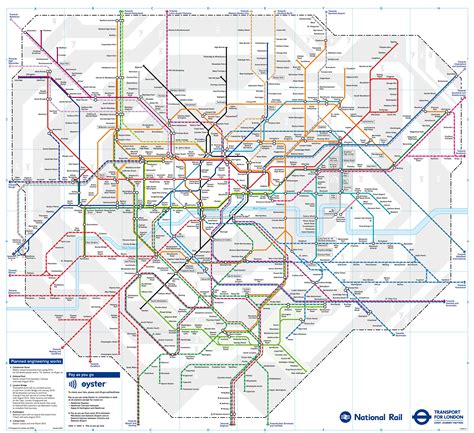 Tfl Unveils Its Biggest Ever Rail Map Including New Oyster Stations Riset