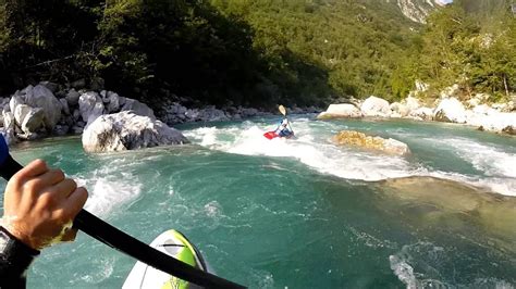 Kayaking Soca River Slovenia Youtube