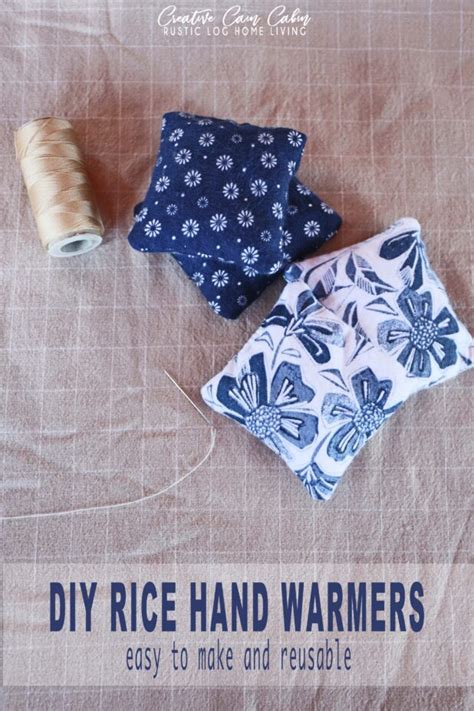 Diy Reusable Rice Hand Warmers For Mittens Creative Cain Cabin