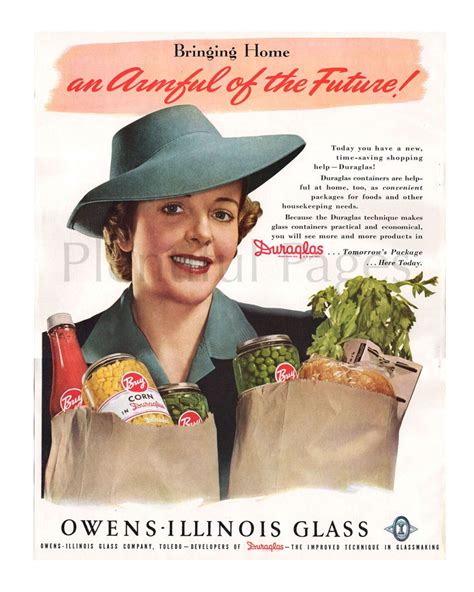 1943 Duraglass Vintage Ad 1940s Housewife Advertising Etsy