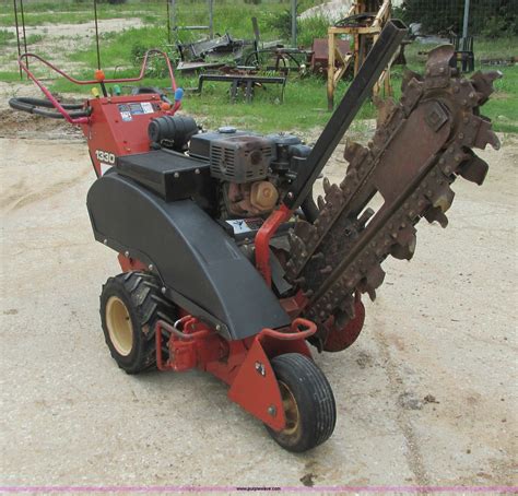2008 Ditch Witch 1330 Walk Behind Trencher In Rainbow Tx Item I9591