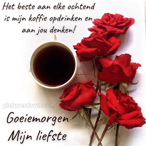 Goedemorgen Lieverd Plaatje Rode Rozen