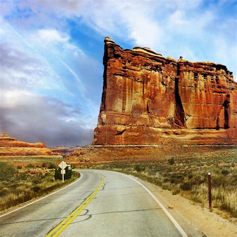 Arches National Park Moab Utah Landscape Stock Image Image Of