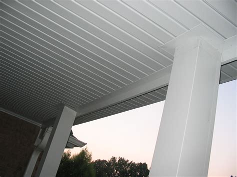 Vinyl flooring can look great on a ceiling, especially if done correctly. Vinyl Soffit Ceiling Porch - Wallpaperall