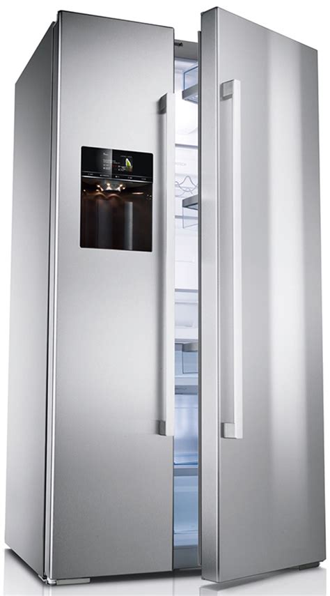Capacity, farmfresh system, vitafreshpro, led lighting and multiairflow (stainless steel). Bosch side by side fridge freezer